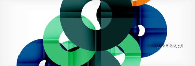 Geomtric modern arka planlar, yüzük şablon soyut.