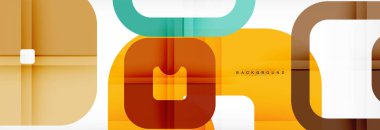 Geometrik arka plan, çok renkli şablonu için iş veya teknoloji sunu veya web broşür kapak düzeni, duvar kağıdı kare.