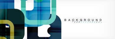 Geometrik arka plan, çok renkli şablonu için iş veya teknoloji sunu veya web broşür kapak düzeni, duvar kağıdı kare.