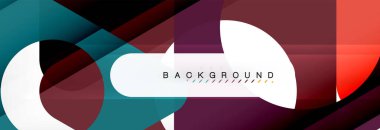 Arka plan daire ve üçgen