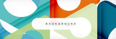 Geometrik arka plan. Modern örtüşen üçgenler. Mesajınız için alışılmadık renkli şekiller. İş veya teknik okul sunuyu, app kapak