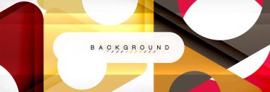 Geometrik arka plan. Modern örtüşen üçgenler. Mesajınız için alışılmadık renkli şekiller. İş veya teknik okul sunuyu, app kapak