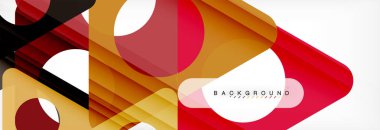 Geometrik arka plan. Modern örtüşen üçgenler. Mesajınız için alışılmadık renkli şekiller. İş veya teknik okul sunuyu, app kapak