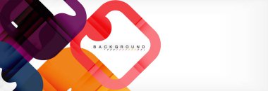 Geometrik arka plan, çok renkli şablonu için iş veya teknoloji sunu veya web broşür kapak düzeni, duvar kağıdı kare.