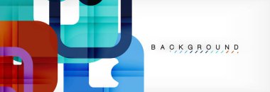 Geometrik arka plan, çok renkli şablonu için iş veya teknoloji sunu veya web broşür kapak düzeni, duvar kağıdı kare.