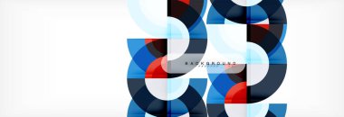 Vektör yuvarlak arka plan