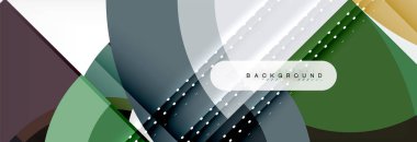 Vektör yuvarlak arka plan