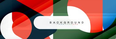 Geometrik arka plan. Modern örtüşen üçgenler. Mesajınız için alışılmadık renkli şekiller. İş veya teknik okul sunuyu, app kapak