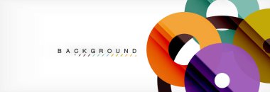 Geomtric modern arka planlar, yüzük şablon soyut.