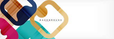 Geometrik arka plan, çok renkli şablonu için iş veya teknoloji sunu veya web broşür kapak düzeni, duvar kağıdı kare.