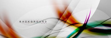 Düzgün akan dalga hareket kavramı arka plan, vektör çizim