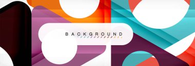 Arka plan daire ve üçgen