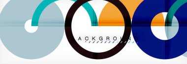 Geomtric modern arka planlar, yüzük şablon soyut.