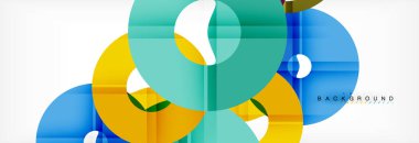 Geomtric modern arka planlar, yüzük şablon soyut.