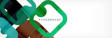 Geometrik arka plan, çok renkli şablonu için iş veya teknoloji sunu veya web broşür kapak düzeni, duvar kağıdı kare.