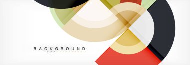 Vektör dairesel geometrik arka plan