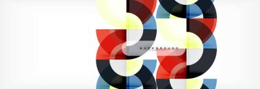 Vektör yuvarlak arka plan