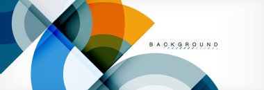 Vektör yuvarlak arka plan