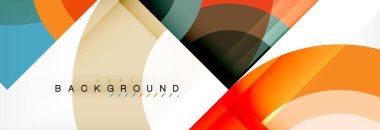 Vektör yuvarlak arka plan