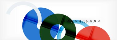 Geomtric modern arka planlar, yüzük şablon soyut.