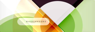 Vektör yuvarlak arka plan