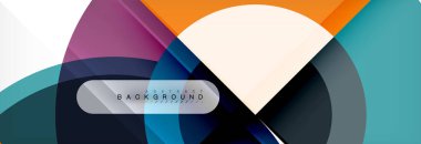 Vektör dairesel geometrik arka plan