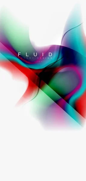 Fondo abstracto de onda fluida — Archivo Imágenes Vectoriales