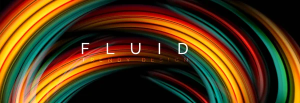 Fluid color motion concept — Stock Vector