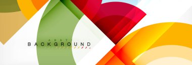 Vektör dairesel geometrik arka plan