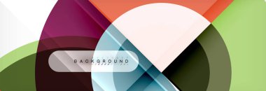 Vektör dairesel geometrik arka plan