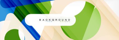 Geometrik arka plan. Modern örtüşen üçgenler. Mesajınız için alışılmadık renkli şekiller. İş veya teknik okul sunuyu, app kapak