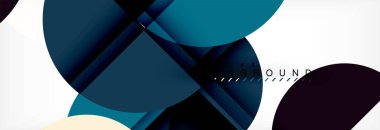 Yarı daire arka plan, modern geometrik desen tasarım. İş veya teknoloji tanıtım tasarım şablonu, broşür veya el ilanı desenli veya geometrik web afiş