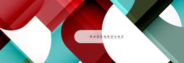 Renkli kareler kompozisyon soyut afiş. Gösterim amacıyla broşür veya el ilanı, sunum ve web tasarım düzeni