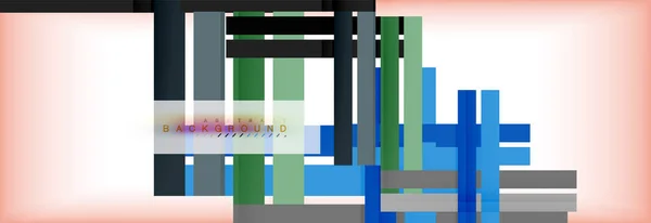 Rayures et lignes de couleur, fond abstrait géométrique — Image vectorielle