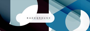 Geometrik arka plan. Modern örtüşen üçgenler. Mesajınız için alışılmadık renkli şekiller. İş veya teknik okul sunuyu, app kapak