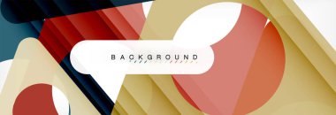 Geometrik arka plan. Modern örtüşen üçgenler. Mesajınız için alışılmadık renkli şekiller. İş veya teknik okul sunuyu, app kapak