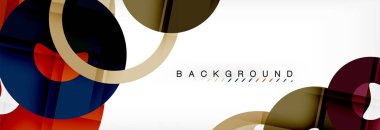 Geomtric modern arka planlar, yüzük şablon soyut.