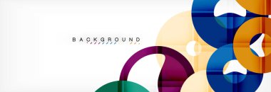 Geomtric modern arka planlar, yüzük şablon soyut.