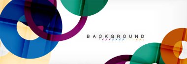 Geomtric modern arka planlar, yüzük şablon soyut.