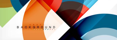 Vektör yuvarlak arka plan