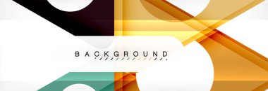 Geometrik arka plan. Modern örtüşen üçgenler. Mesajınız için alışılmadık renkli şekiller. İş veya teknik okul sunuyu, app kapak