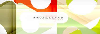 Arka plan daire ve üçgen