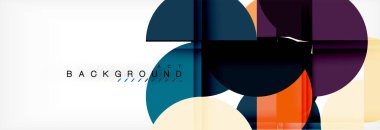 Yarı daire arka plan, modern geometrik desen tasarım. İş veya teknoloji tanıtım tasarım şablonu, broşür veya el ilanı desenli veya geometrik web afiş