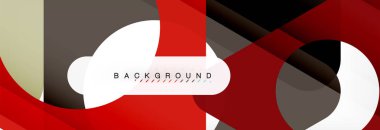 Geometrik arka plan. Modern örtüşen üçgenler. Mesajınız için alışılmadık renkli şekiller. İş veya teknik okul sunuyu, app kapak