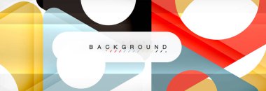 Arka plan daire ve üçgen