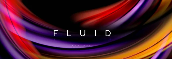 Fluid color motion concept — Stock Vector