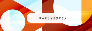 Geometrik arka plan. Modern örtüşen üçgenler. Mesajınız için alışılmadık renkli şekiller. İş veya teknik okul sunuyu, app kapak