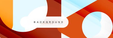 Geometrik arka plan. Modern örtüşen üçgenler. Mesajınız için alışılmadık renkli şekiller. İş veya teknik okul sunuyu, app kapak