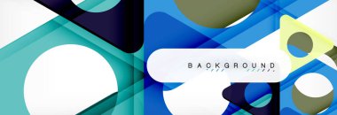 Arka plan daire ve üçgen