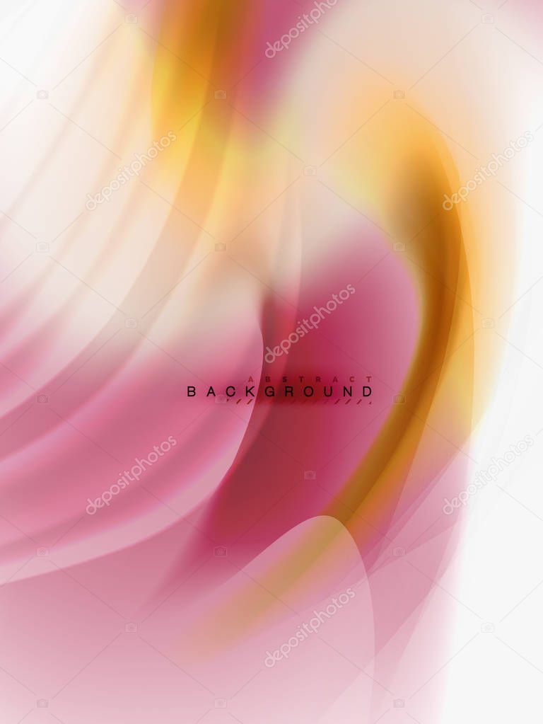 Background abstract color flow, liquid design